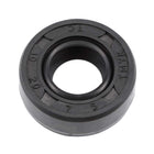 Oil Seal, TC 10mm x 20mm x 7mm Nitrile Rubber Cover Double Lip with Spring for Bearing Shaft, Black
