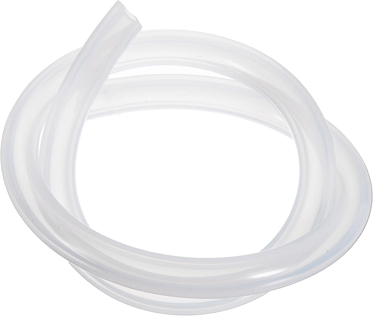 Silicone Tubing, 10mm ID x 20mm OD - 3.28Ft Long Flexible Pure Silicone Hoses, High Temp Clear Hose Tube for Home Brewing, Aquaponics, Air Hose, Irrigation