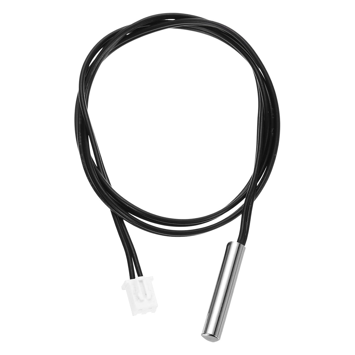 1 Pcs 10K NTC Thermal Sensor Probe, Stainless Steel Sensitive Temperature Sensor Probe 17.7 Inch Digital Thermometer Extension Cable Temp Sensor