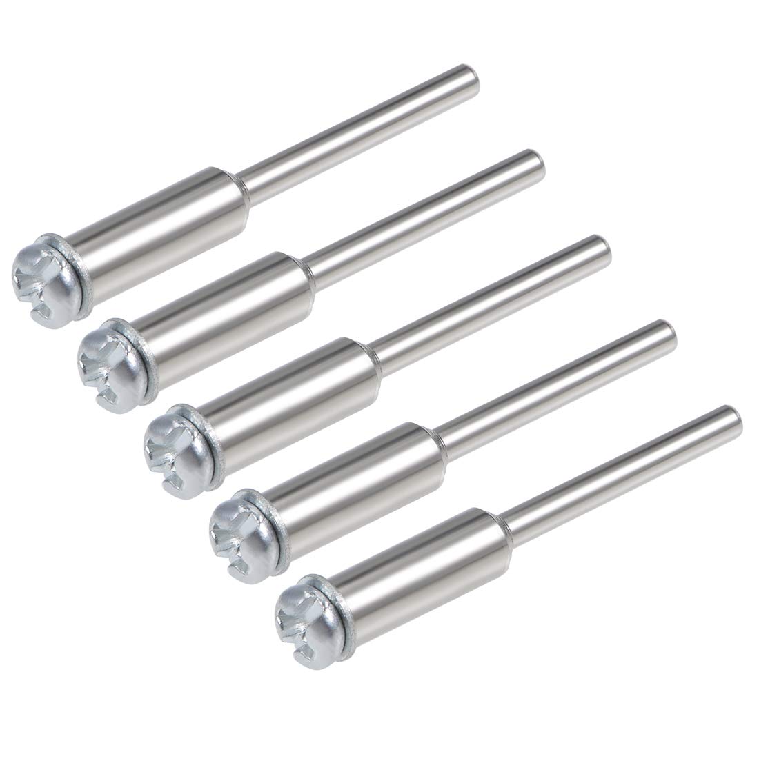 Cut-Off Wheel Screw Mandrels 2.35mm Shank Diameter Cutting Disc Holder for Compatible Rotary Tools 5 Pcs
