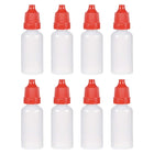Plastic Dropper Bottles, 15ml/0.5 oz Empty Squeezable Dropper Bottle with Cap, Red, Pack of 8