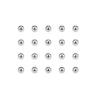 Precision Balls 5.5mm Solid Chrome Steel G10 for Ball Bearing Keychain Wheel 50pcs