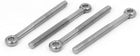 M6 x 70mm 304 Stainless Steel Machine Shoulder Lift Eye Bolt Rigging 4pcs