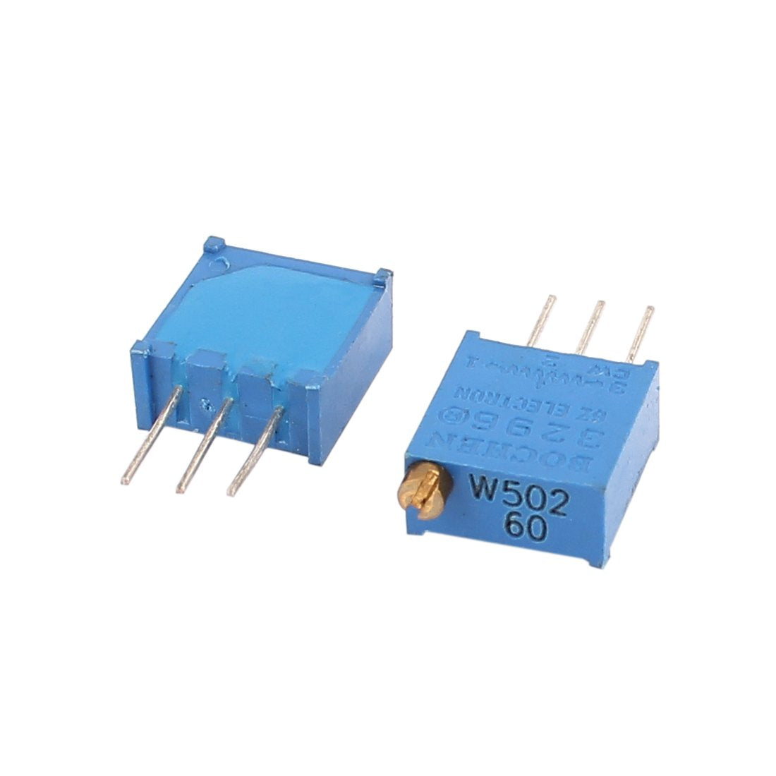 5 Pcs Potentiometer Variable Resistor Resistive 3296 W502 5K Ohm