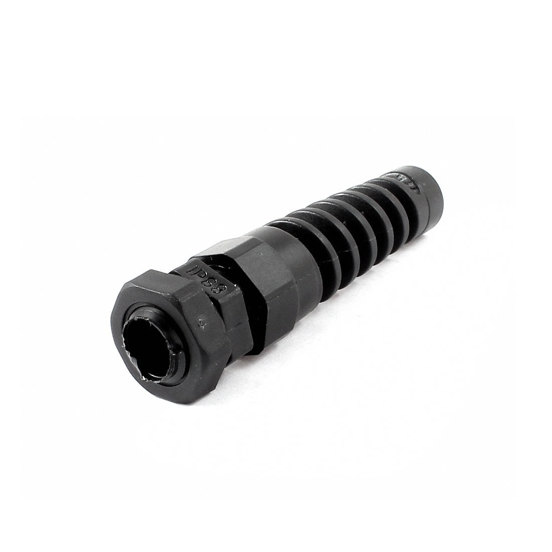 a14052700ux1150 PG7 Thread 3-6.5mm Wire Strain Relief Protective Spiral Cable Gland, Aluminum