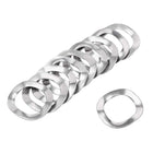 10Pcs 0.49" x 0.71" x 0.01" 304 Stainless Steel Wave Spring Washer for Screw Bolt