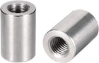 Round Connector Nuts, M12x30mm Height Sleeve Rod bar Stud Nut Stainless Steel 304, Pack of 10