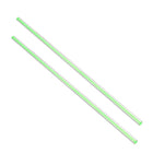 Acrylic Round Rod,5/16 inch Diameter 20 inch Length,Straight Green Line,Solid Plastic PMMA Bar Stick 2pcs