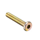 M6x35mm Furniture Bolt Hex Socket Drive Round Head Screw Zinc Plated 30pcs