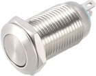 Momentary Metal Push Button Switch 10mm Mounting Dia 1NO 1NC COM DC 30V 0.1A
