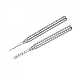 20Pcs 0.5, 1.5mm Karbidspetsfräs Engraverande Fräscissor CNC Router Bits för PCB Maskin, 1/8" Skruvstång