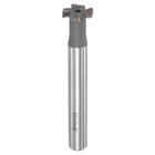 T-Slot Milling Cutters, 3mm Depth 16mm Cutting Dia 10mm Shank Tungsten Carbide Tip 4 Flutes T Slot End Mill for Stainless Steel Copper Aluminum