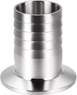 Clamp Hose Adapter 1.988 Inch Flange to 1-1/4 Inch Hose Barb Fitting