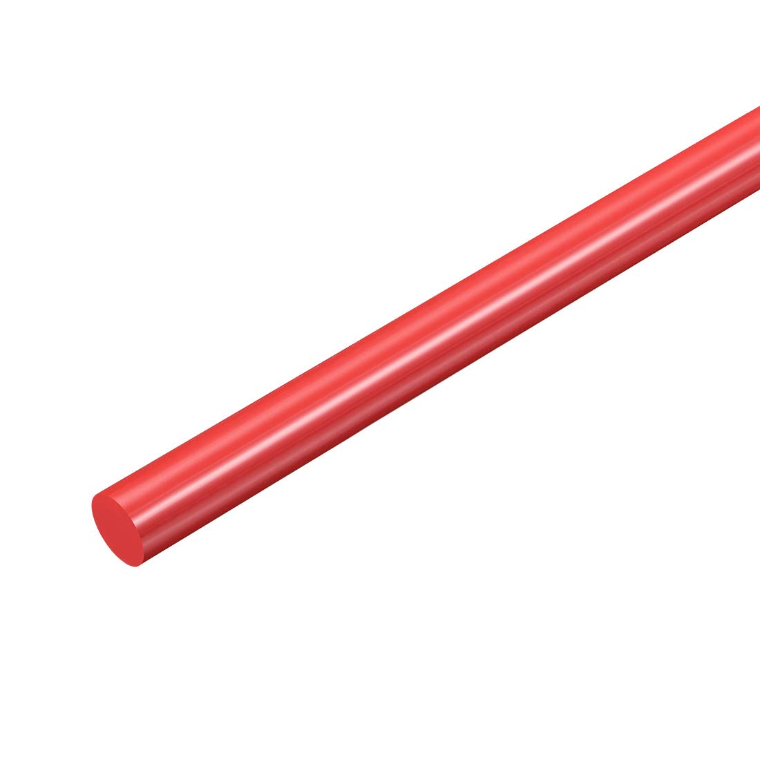 Plastic Round Rod 1/4 Inch Dia 20 Inch Length Red (POM) Polyoxymethylene Rods Engineering Plastic Round Bar(6mm)