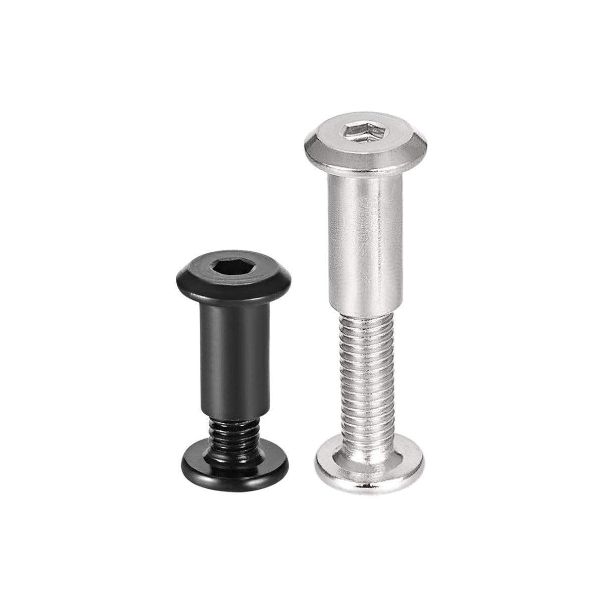 Screw Post Male M6x12mm M6x30mm Binding Bolts 2 Colors, Total 20 Sets