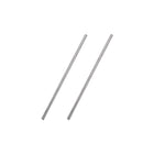 3mm x 100mm 304 Stainless Steel Solid Round Rod for DIY Craft - 2pcs