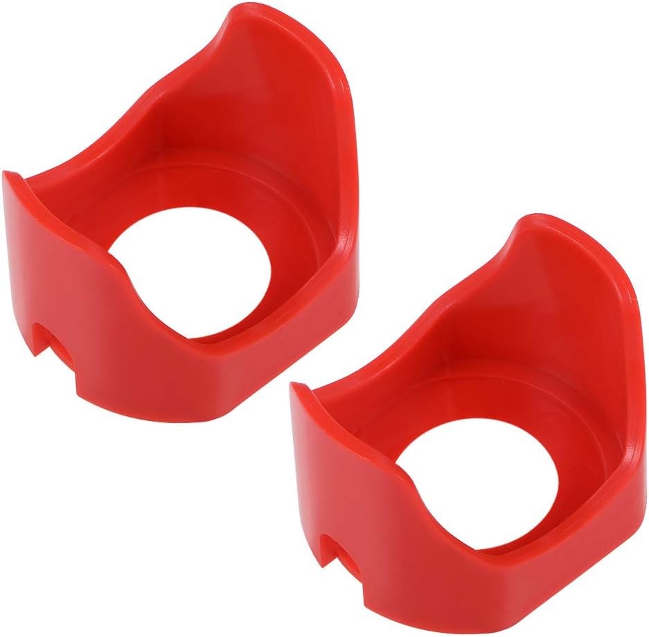 30mm Copertura Protettiva Rosso per Bottone di Push a Due Piedi in Plastica 2pz