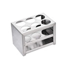 304 Stainless Steel Test Tube Holder Lab Stand Rack 6 Hole 3 Layer for 26-30mm Tubes