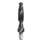 Combination Drill and Tap Bits Metric M10 x 1.5 Thread 1/4" Hex Shank TiAlN Coated Threading Screw Taps 6542 High Speed Steel Machine Drilling Tapping Tool Kit
