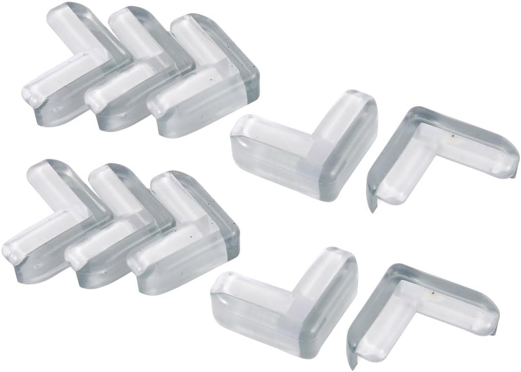 Copri Sedile Angolo Lavello Mobile Cuscino Protettore 10pz Trasparente