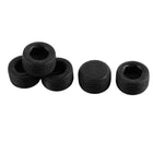 M20x12mm Metric Alloy Steel Hex Socket Set Cap Point Grub Screws Black for Towel Rack Door Knob 5pcs