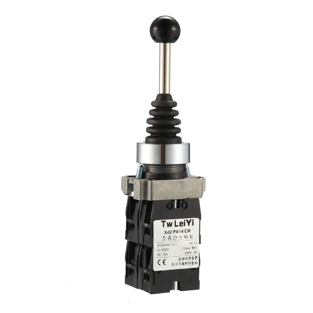 Joystick Switch Controllers 4 Position 4NO Latching Type 150/250/600V 15/10/4A 22mm Panel Mount