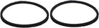 O-460E 460mm Inner Girth Transmission Drive Belt V-belt 2pcs for Washing Machine