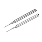 20Pcs 0.5, 0.7mm Carbide End Mill Engraving Milling Cutter CNC Router Bits for PCB Machine, 1/8" Shank