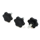 a13092400ux0012 M8 x 20 mm Thread 40 mm Diameter Star Shaped Head Clamping Knob 3Pcs Pack of 3