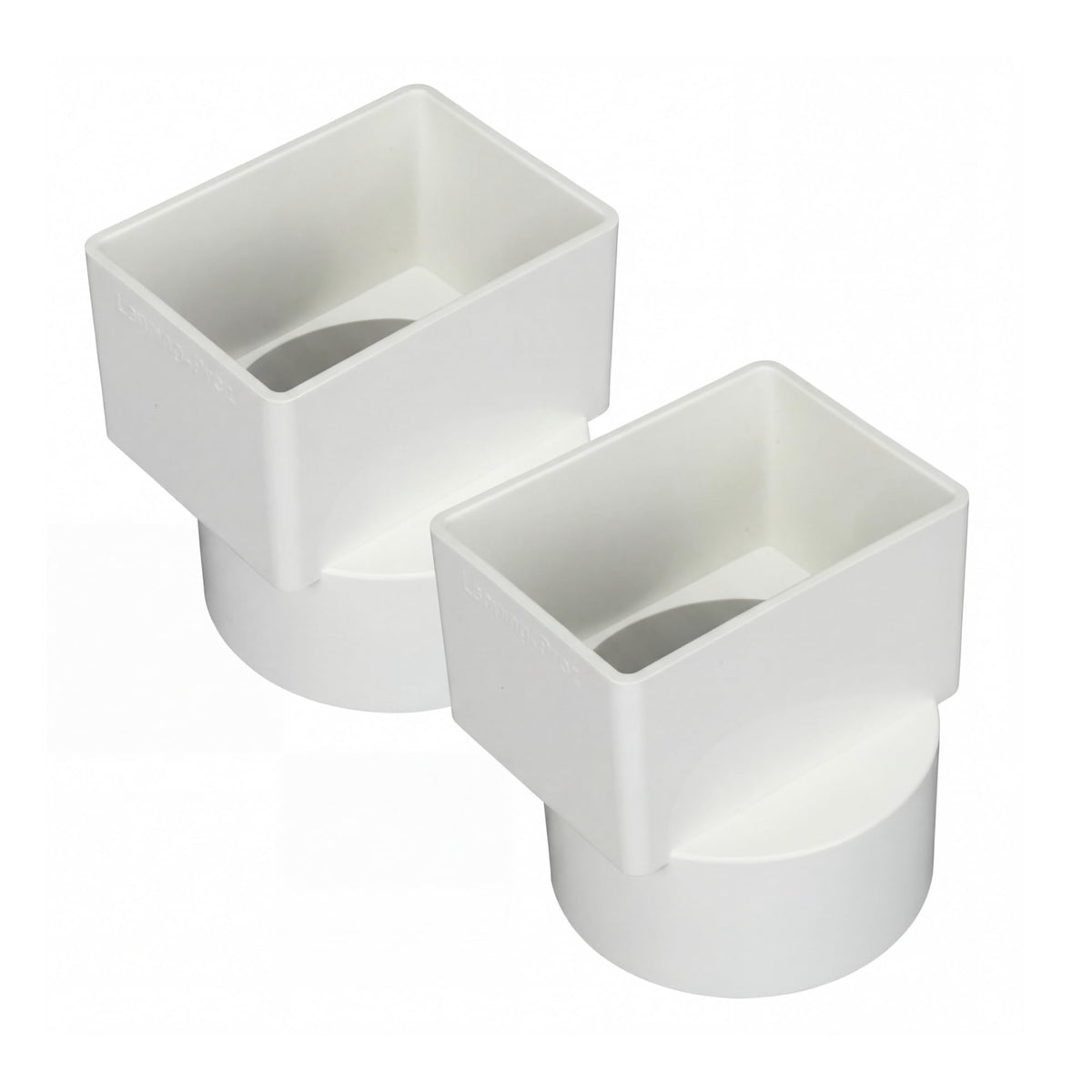 ลิงค์เมจอร์ 2 ชิ้น 2" x 3" x 3" แอดเปอร์ต์ PVC ดรายน์สปาวต์ออฟเซ็ท