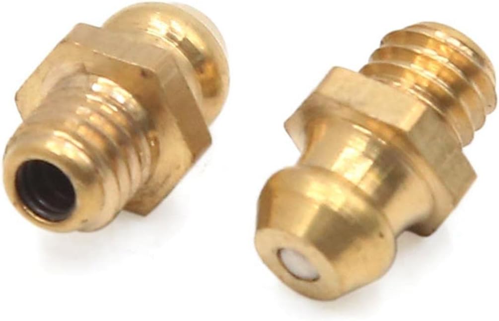 30Pcs M6 x 1 Filo Rame Grezzo Zerk Nipplo per Auto Auto Car