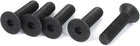 M10 x 40mm Metric Hex Socket Countersunk Head Screw Bolts Black 5PCS