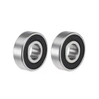 6201-2RS Deep Groove Ball Bearing 12x32x10mm Double Sealed ABEC-3 Bearings 2-Pack