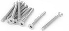 a15101300ux0175 M5 x 50mm Metric Hex Socket Countersunk Flat Head Screw Bolts 10PCS