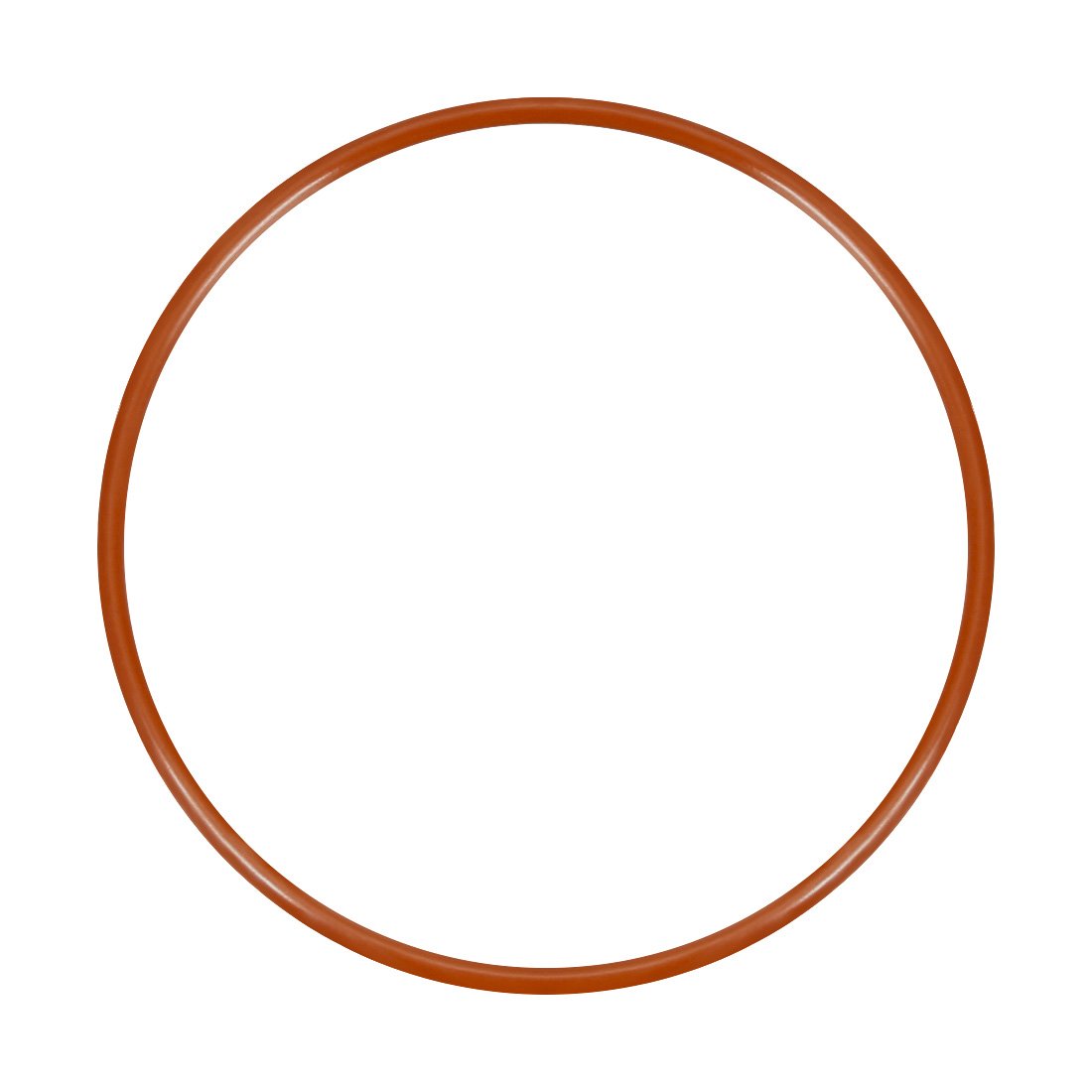 Silicone O-Ring, 75mm OD, 70.2mm ID, 2.4mm Width, VMQ Seal Rings Gasket, Red