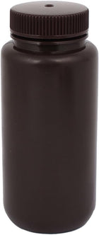 500ml Plastic Wide Mouth Chemical Laboratory Reagent Bottle Sample Bottle Brown