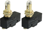 a14070300ux0251 Panel Mount Spsd 12.5 mm Roller Rolling Plunger Limit Switch Z-15GQ22-B (Pack of 2)