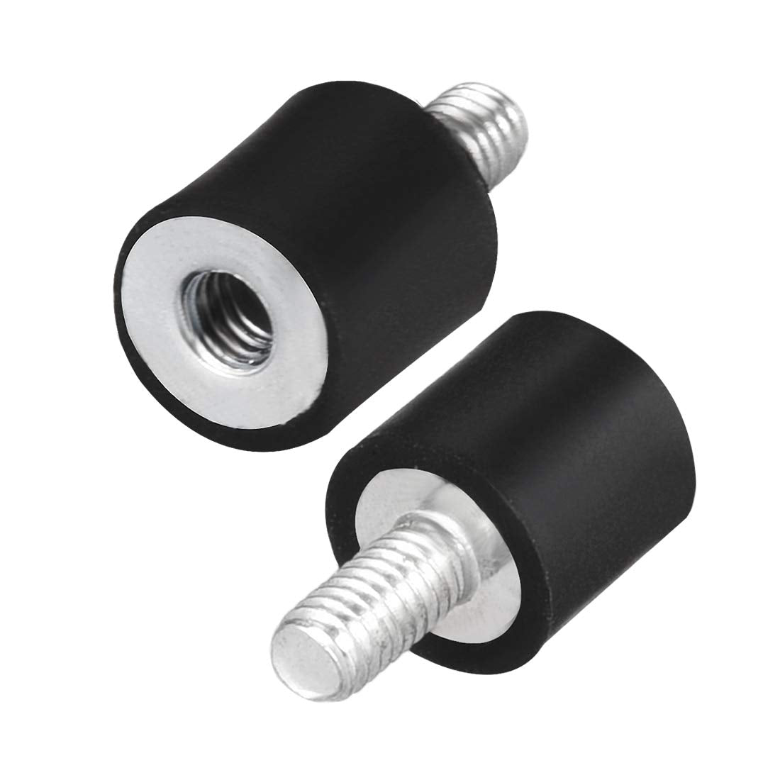M4 Male Female Rubber Mounts,Vibration Isolators,Shock Absorber 10mm x 10mm Black 8pcs