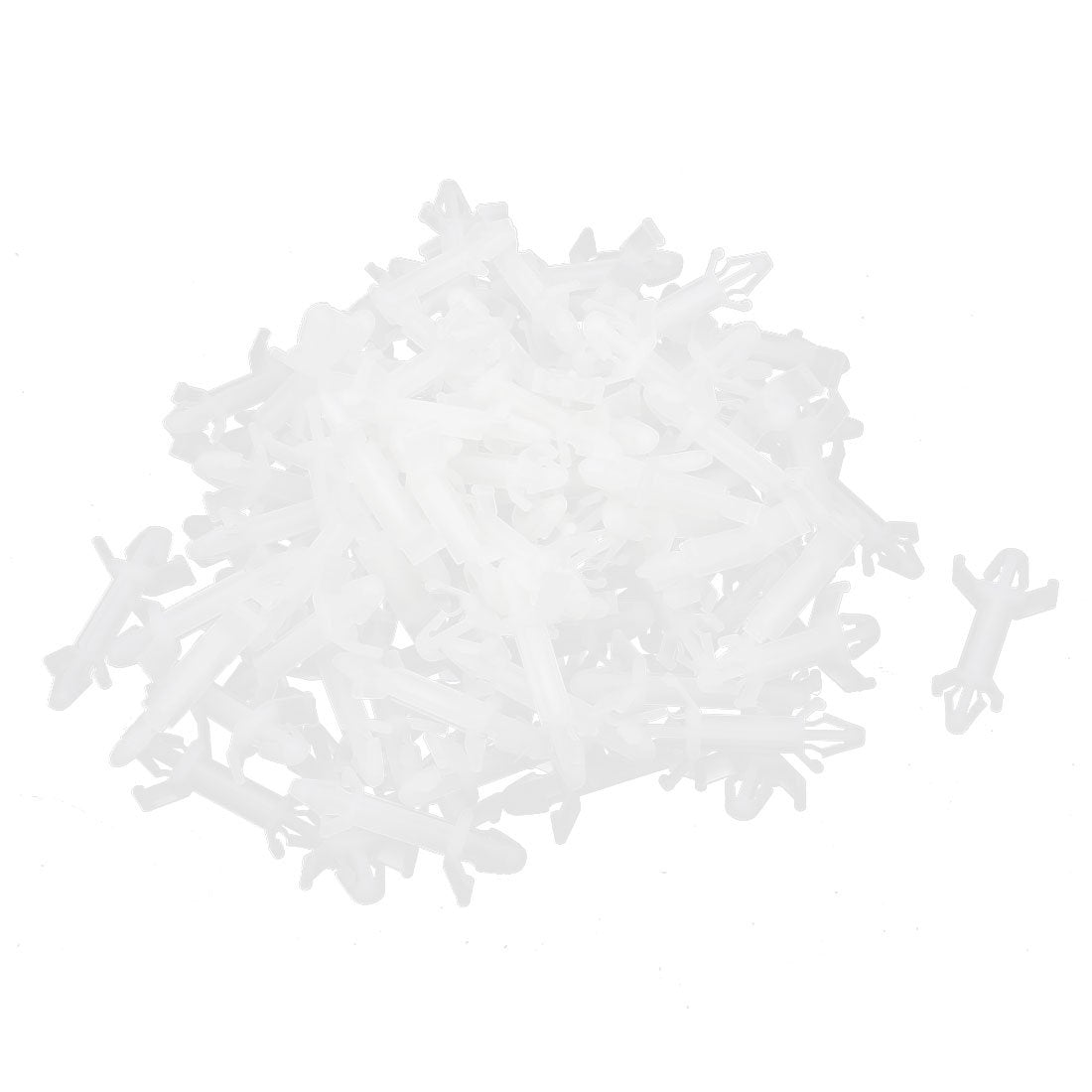 100Pcs HDB-1016 PCB Reverse Spacer Locking Nylon Standoff Height 0.63"