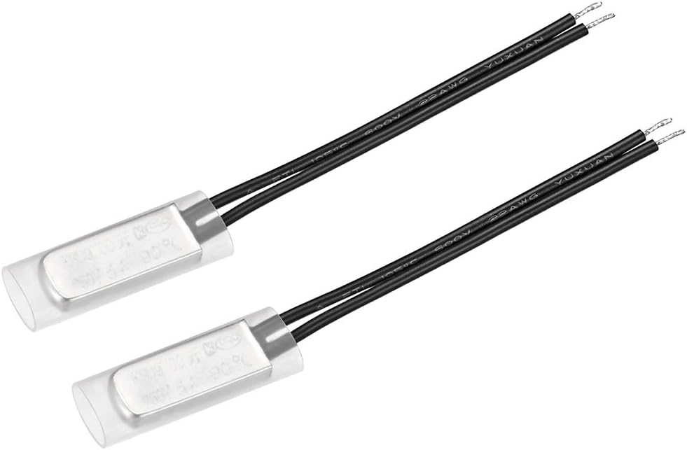 KSD9700 Thermostat, 90℃ Normally Open Temperature Switch Thermal Switch, N.O 5A Metal Temperature Controller 2pcs