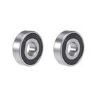 16100-2RS Deep Groove Ball Bearing 10x28x8mm Double Sealed Chrome Steel Bearings 2pcs