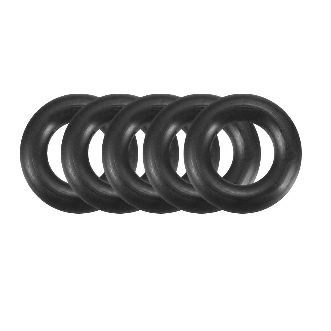 Nitrile Rubber O-Rings, 6mm OD 3mm ID 1.5mm Width, Metric Sealing Gasket, Pack of 100