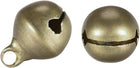 LinkMejor DIY Small Bells, 0.4 Inch 100pcs, Craft Copper Bells Bulk DIY Bells for Christmas Festival Decoration Party Home, Bronze
