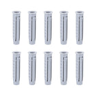 6x30mm Plastic Expansion Tube Bolts Column Frame Fixings Gray 60pcs