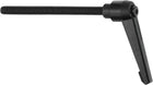 M8 x 100mm Adjustable Knobs Handle Male Thread Push Button Ratchet Quick Release Locking Rotating Bolt for Lathe Machinery, Black