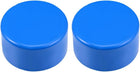 75mm PVC Pipe Cap Fitting, Slip End Caps DWV(Drain Waste Vent) Irrigation Swimming Pool Sound Deadening, Blue 2Pcs