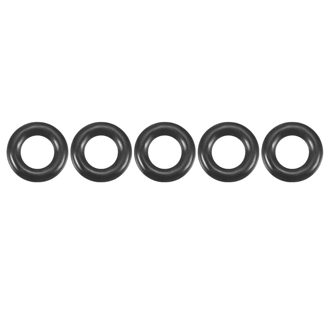 Nitrile Rubber O-Rings, 3mm OD 1.4mm ID 0.8mm Width, Metric Sealing Gasket Pack of 50