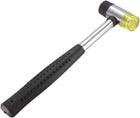 LinkMejor Rubber Hammer Mallet Double Faced Head Diameter 23mm Ring Mandrel Sizer Tool for Craft Jewelers Making Repairing