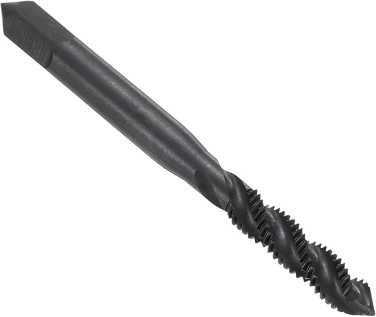Spiral Flute Thread Taps 12-28 UNF 2B Machine Threading Tap Bit, Nitrided Coated Screw Tapping Repair Tool, M2 High-Speed Steel (HSS)