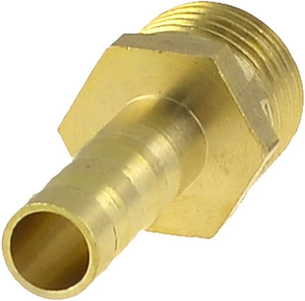 Brass 6mm Hose Barb to 1/4" PT Male Thread Pneumatic Coupling Connector
